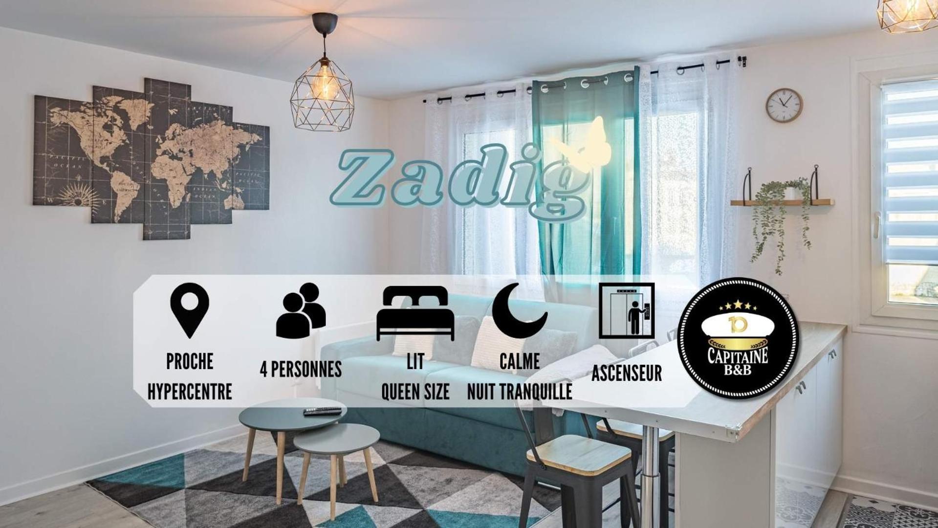 Zadig - Proche Hypercentre - 4 Pers. Leilighet Troyes Eksteriør bilde
